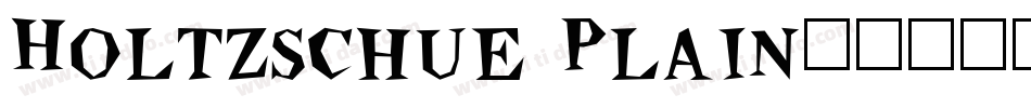 Holtzschue Plain字体转换